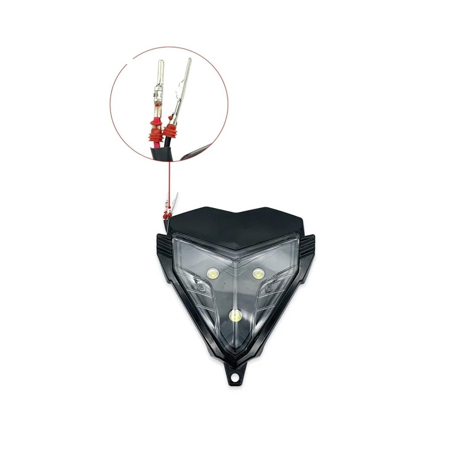 Ensemble De Phares Moto À LED Phare Avant Feux Course Avec Interrupteur Commande Pièce Universelle Phare Universel Moto