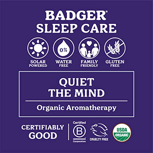 Badger - Sleep Balm, Lavender & Bergamot, Natural Sleep Balm, Scented Relaxing Balm For Children And Adults, Calming Night Balm, Organic Sleep Balm, 0.75 Oz #TOP3