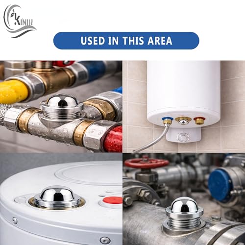 Image of Kinik 1 /2 Inch Brass Plug Male Chrome Plated Pipe Fitting End Cap Connector Leak Proof Durable Corrosion Resistant Plumbing Plug for Bathroom Kitchen Water Line Pack of 2 Heavy Duty Premium Quality