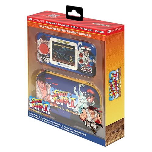 Système gaming portable Just For Games Pocket Player Pro Super Street Fighter II + Housse de transport - vue 2