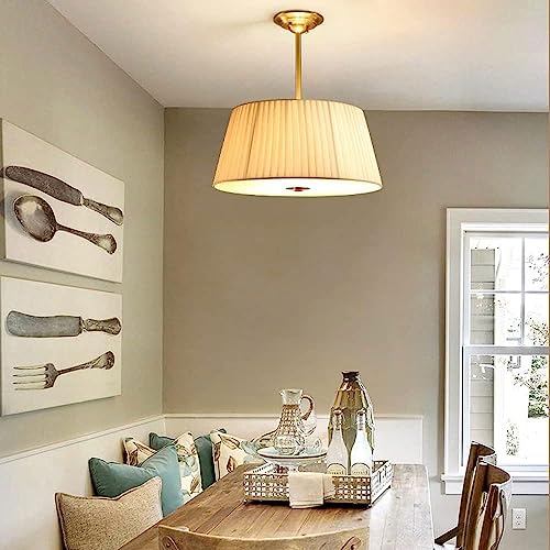 Plafonnier LED moderne chaleureux pour illuminer la table à manger