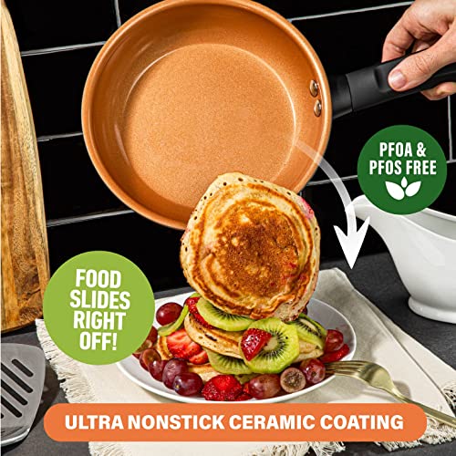 Gotham Steel Pro Pots And Pans Set Nonstick, 17 Pc Hard Anodized Ceramic Cookware Set, Complete Kitchen Cookware Set With Ceramic Pans For Cooking Non Toxic Ultra Durable, Stovetop And Dishwasher Safe #TOP3