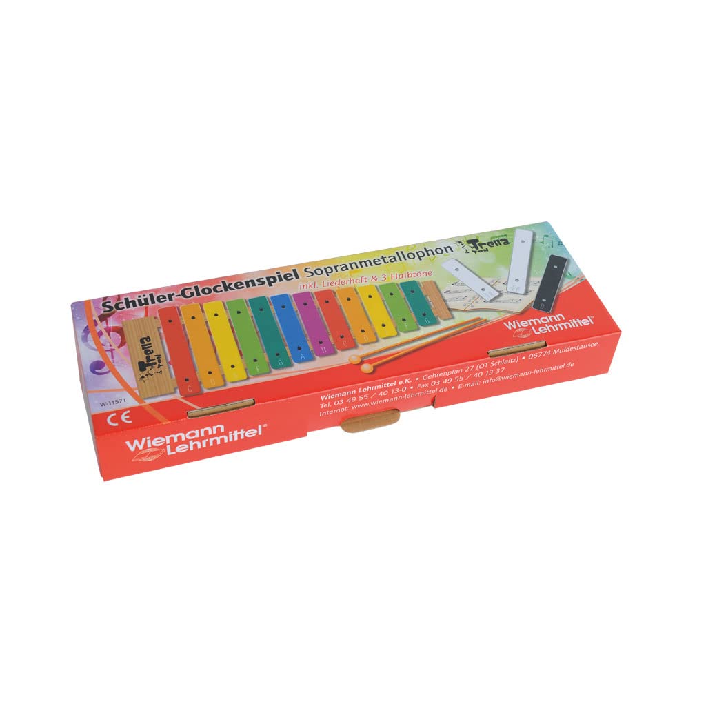 Schüler Glockenspiel bunt, Sopranmetallophon | Wiemann Lehrmittel