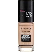 Vista 27 de Covergirl Trublend Base líquida mate D10 Golden Caramel, 1.014 onzas líquidas