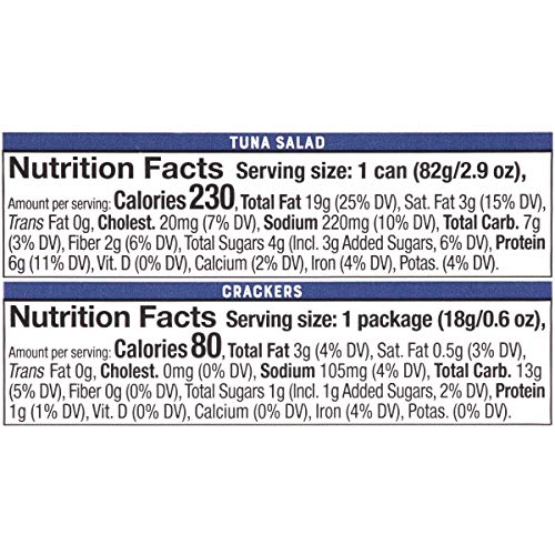 Bumble Bee Snack On The Run! Tuna Salad With Crackers Kit, High Protein Snack Food, Tuna Salad Multi-Pack, Healthy Snacks For Adults, 3.5 Ounce Kit (Pack Of 3) #TOP3