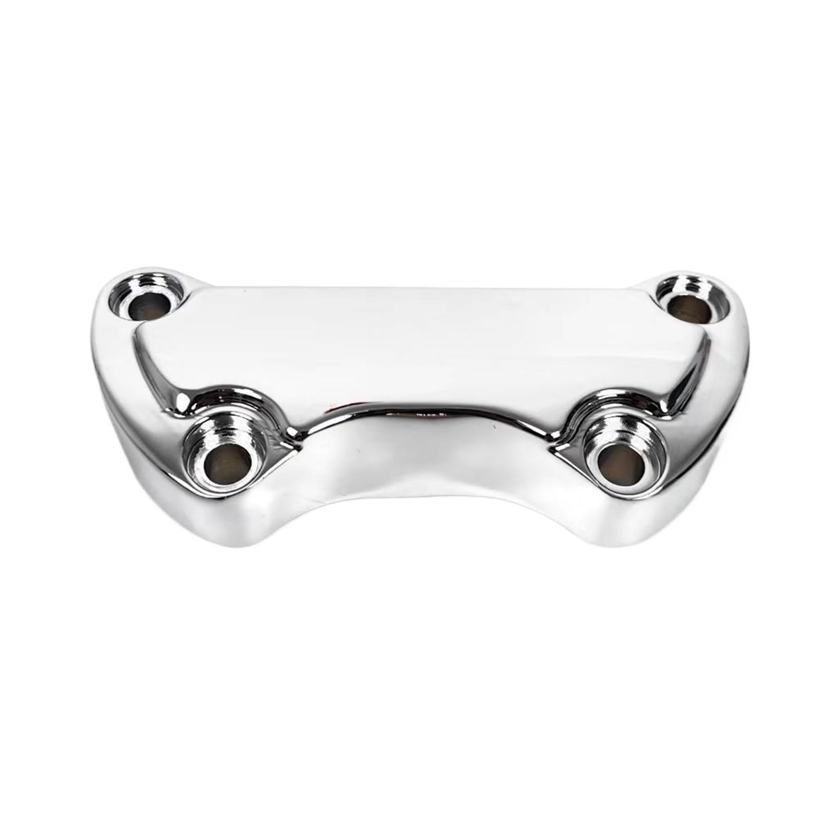 Zacisk Podwyższający Kierownicę O Średnicy 1 Cala Pasuje Do Harley Softail Dyna Street Bob Sportster 883Iron Zacisk Wspornika Kierownicy Riser zacisk Adapter(A2 Chrome)