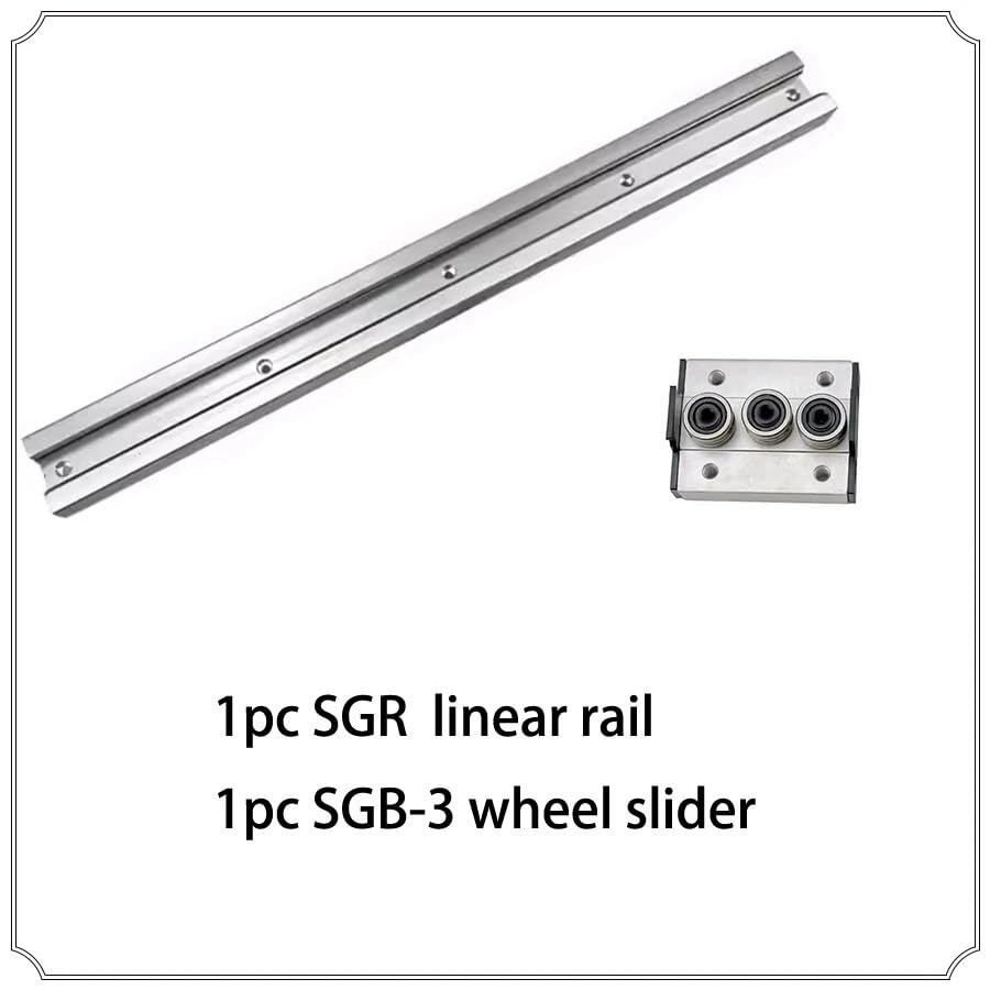 Aluminiowa wbudowana dwuosiowa prowadnica liniowa SGR35 90 mm, rolka prowadząca SGB35, 1 szt., blok SGB35 i szyna prowadząca SGR35, obróbka drewna CNC(1pc SGR35-SGB35 3,1200mm)
