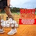 Franklin Sports Total Pitcher Baseball + Softball Training Aid - Pitching Machine + Ball Launcher for Batting + Fielding Practice - Spring Loaded Portable Pitching Machine for Backyard + Batting Cage