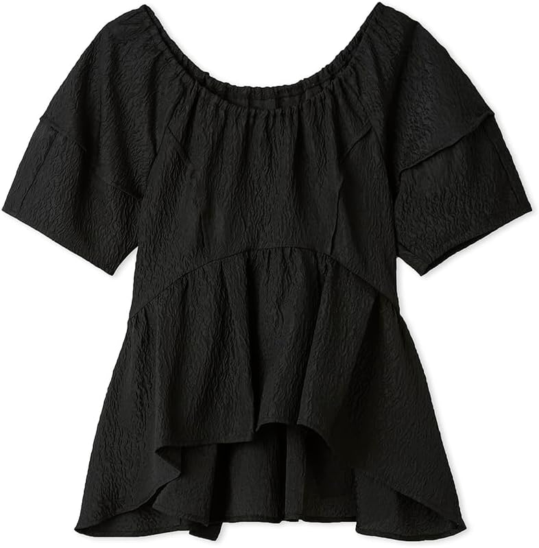 Amazon.co.jp: [フレイ アイディー] 2wayペプラムパフチュニック