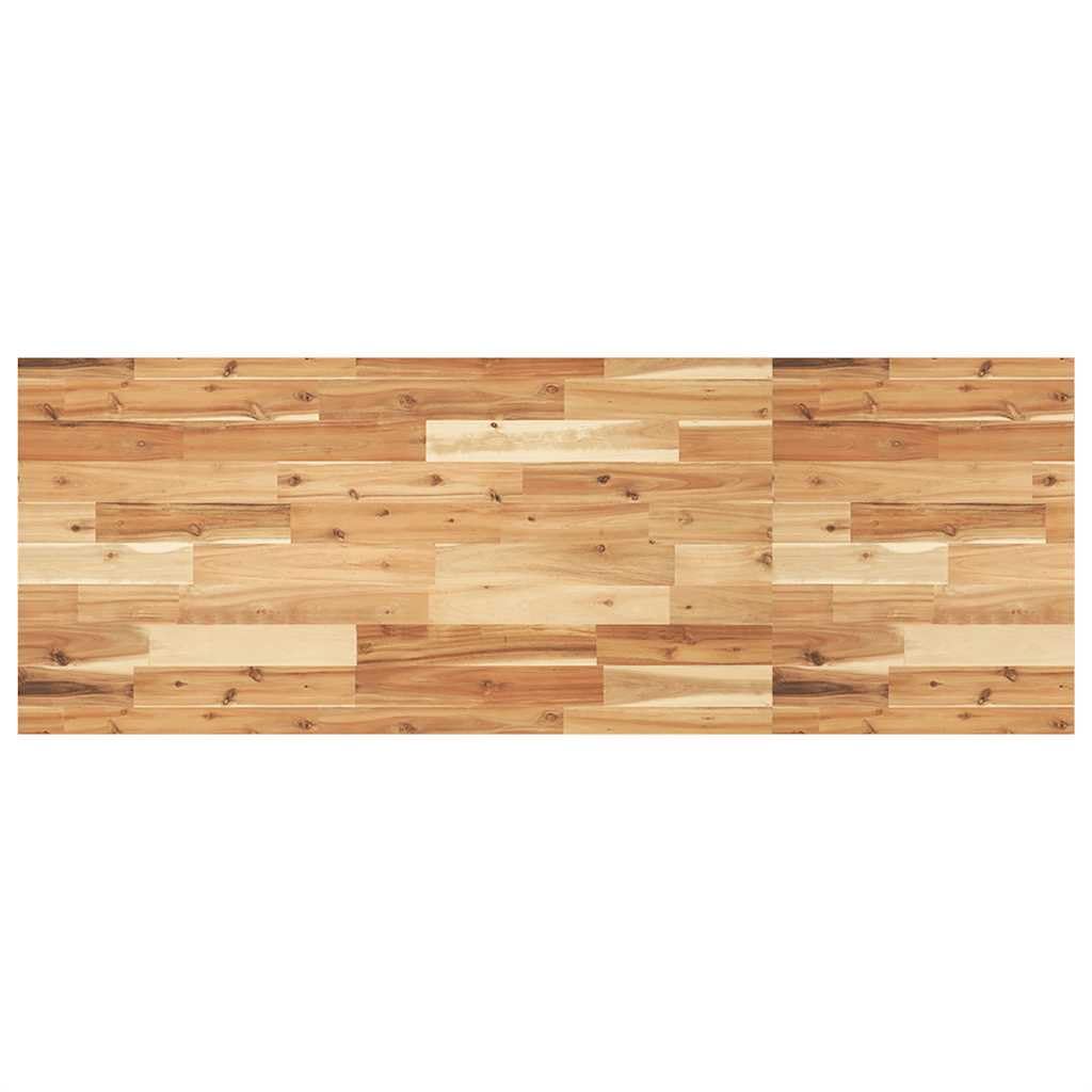 vidaXL Dessus de Bureau Fini à l'huile 160x50x2cm Bois d'acacia Massif, Plan de Travail de Cuisine, Plan de Travail de Remplacement de Cuisine, Dessus de Bureau en Bois