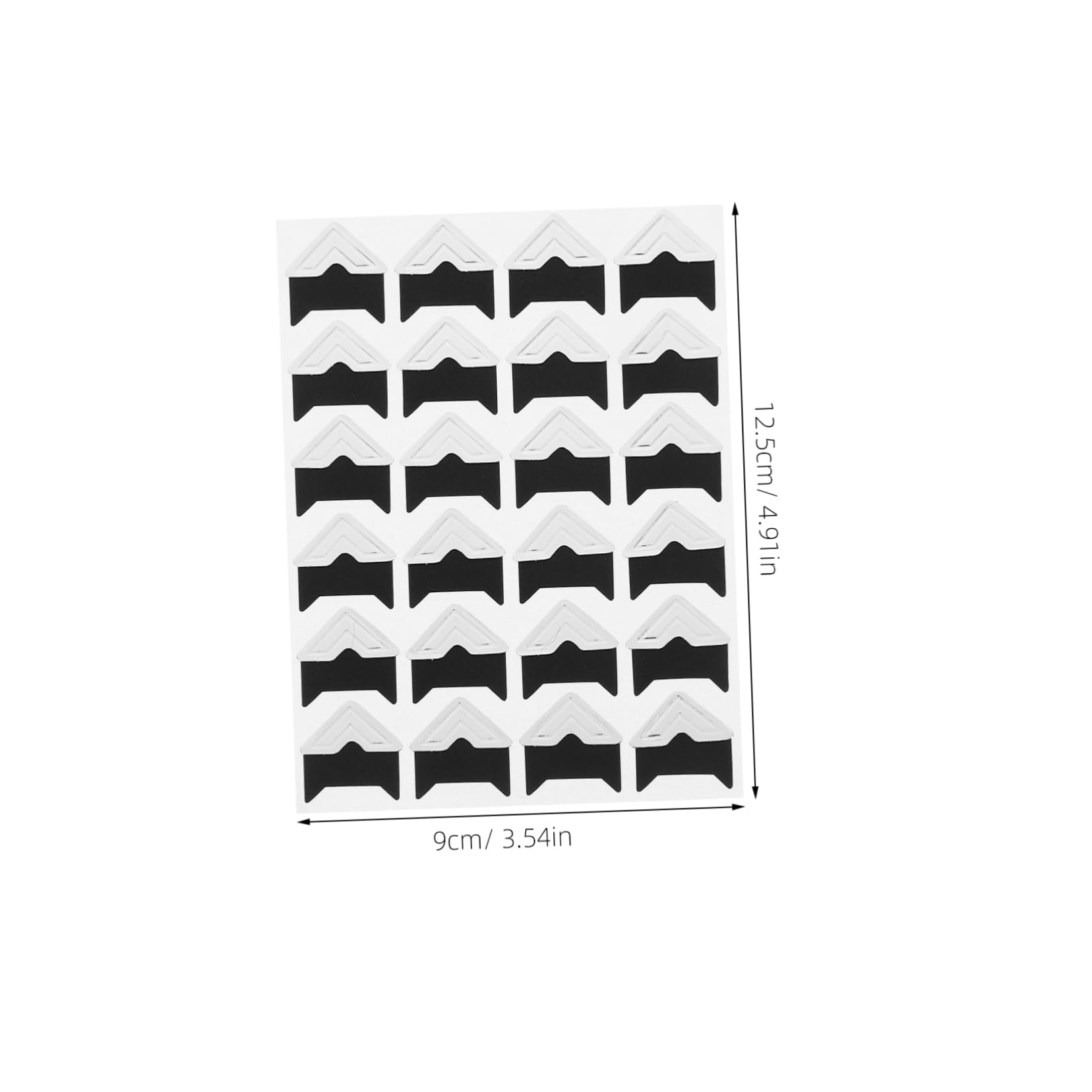 Operitacx Memory Books Picture Corners 10 Pack Self Adhesive Scrapbook Corners for Scrapbooking Photo Album