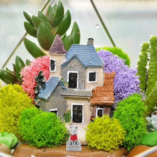 Estatuas de Zorros Sagrados Inari Kit de Resina 2 Piezas miniatura 3