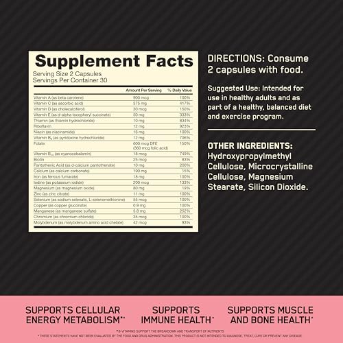 Optimum Nutrition Opti-Women Daily Multivitamin Supplement, 60 Ct - image 2
