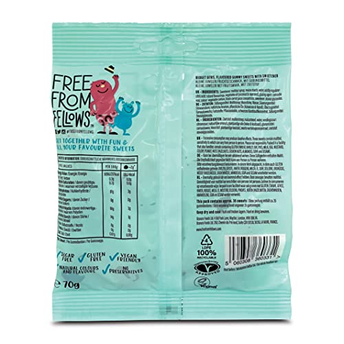 Free From Fellows Midget Gems 70g (pack de 6) miniatura 2