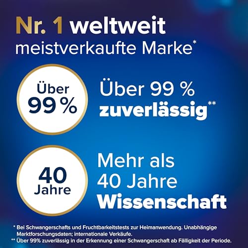 Clearblue Schwangerschaftstest Frühtest digital, Pregnancy Test, 2x Frühschwangerschaftstests / Schwangerschaftsfrühtests mit Wochenbestimmung, Schwangerschaft bestimmen, 25 mIU/ml