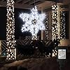 27″Christmas Snowflake Sculpture Lights Chri...