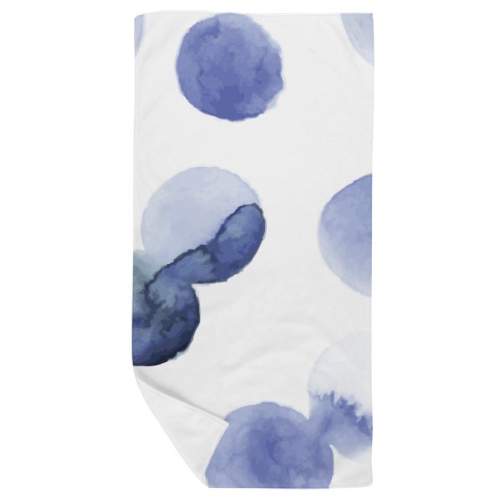 Serviette de bain 35x70cm douce anti-irritation pour peaux sensibles motif plantes
