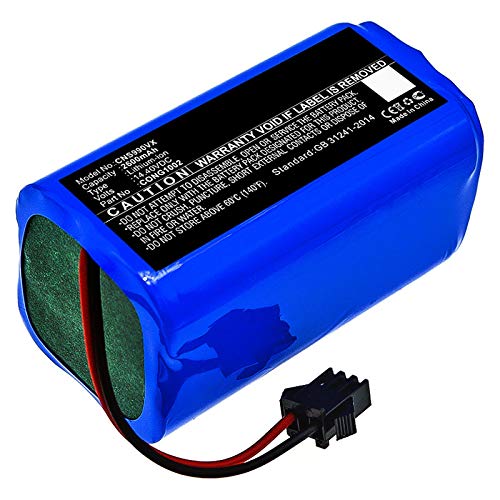 subtel® Batería Premium 14.4V, 2600mAh, Li-Ion Compatible con Cecotec Conga 1090 Conga 1190 Conga 950 Conga 990, CONG1002 bateria Repuesto aspiradora Pila reemplazo sustitución