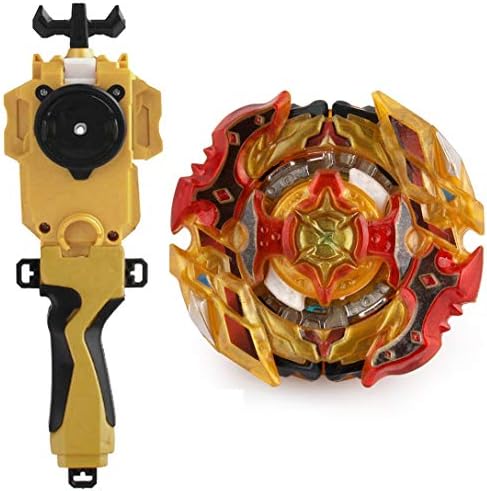 Battling Toys Burst Booster CHO-Z SPRIGGAN.OW.ZT B-128 Starter with Battling String Launcher Burst Bey Launcher LR (Left & Right Turning)+String Launcher Grip