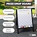 Ilyapa Board - Large Portable Prize Drop Game for Events and Trade Show - 21 x 30 Inch Double Sided - Wooden A-Frame Whiteboard Sign, Eraser