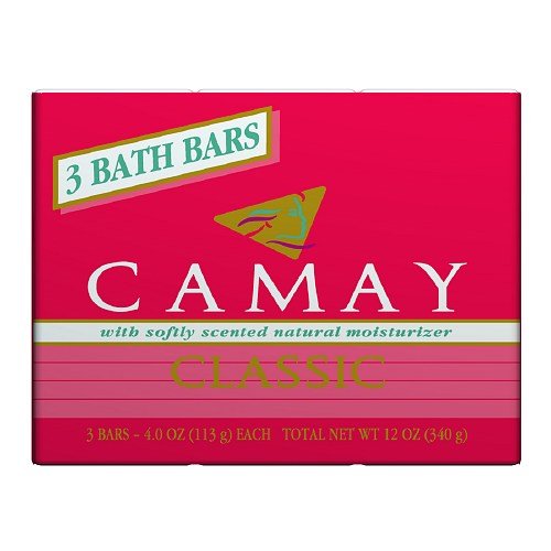 Camay Classic Bath Bar Soap, Softly Scented, 4 oz 4 oz (Pack of 4)