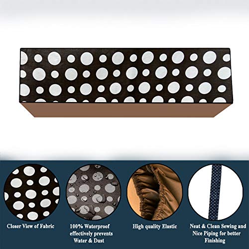 Image of Polycarbonate Water & Dustproof Split Ac Cover for Carrier 2 Ton 3 Star Inverter, Beige (Color19)