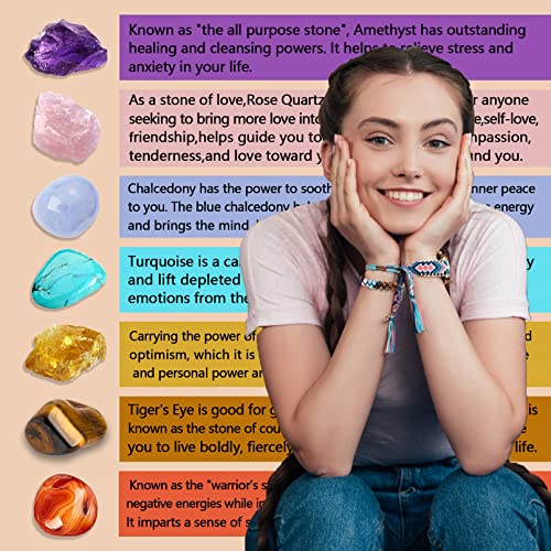 Mothers Day Gifts For Daughter Great Gifts For Mom Personalized Chakra Bracelets Handmade Healing Crystals Yoga Women Girls Granddaughter Graduation Her Easter Christmas Stocking Stuffers Valentines #TOP2