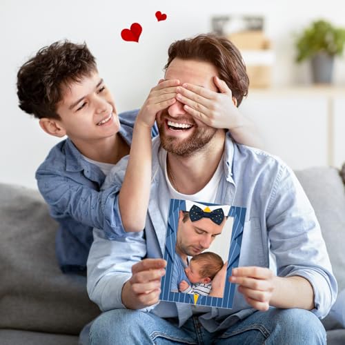 Image of AmazingSpark 50 Pack Paper Photo Frames Picture Frame Cards Decor(50 Pcs,Bow Tie)