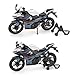 BDTCTK Compatible for 1:12 Kawasaki 400 Motorcycle Die-cast Model, Suspension and Free Roller, Toy Car, Motorcycle Collection, Gift Gray