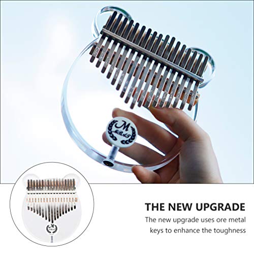 BIENKA Kalimba 17 Touches Pouce Piano Acrylique Ours Forme Doigt Piano Instrument de Musique Portable Cadeaux avec… - Les Beatles, Paul McCartney, John Lennon, RIngo Starr, George Harrison BIENKA Kalimba 17 Touches Pouce Piano Acrylique Ours Forme Doigt Piano Instrument de Musique Portable Cadeaux avec… – Image 6