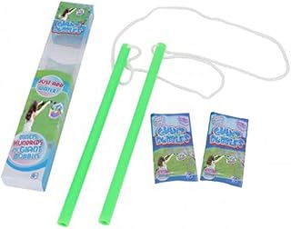 FixtureDisplays? Giant Bubbles Kit Plus - Great Value - Big Bubbles kit Including Big Bubble Wand and Giant Bubble Solution Concentrate (Makes 1.5 Gallon of Large Bubbles) 15216