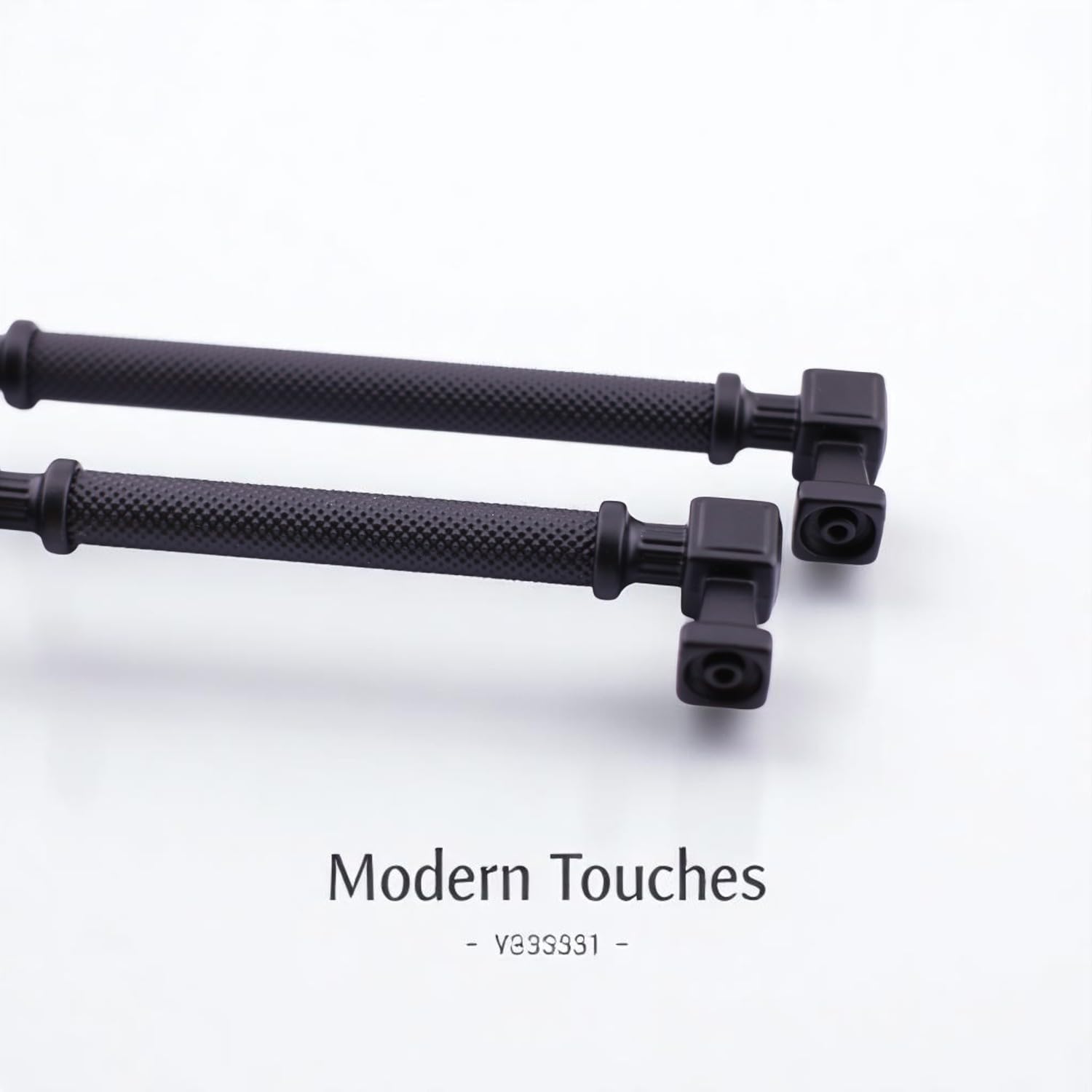 Grip Desenli Mat Siyah Metal Kulp 192 mm Mobilya Çekmece Mutfak Dolabı Dolap Modern Kapak Kulpları