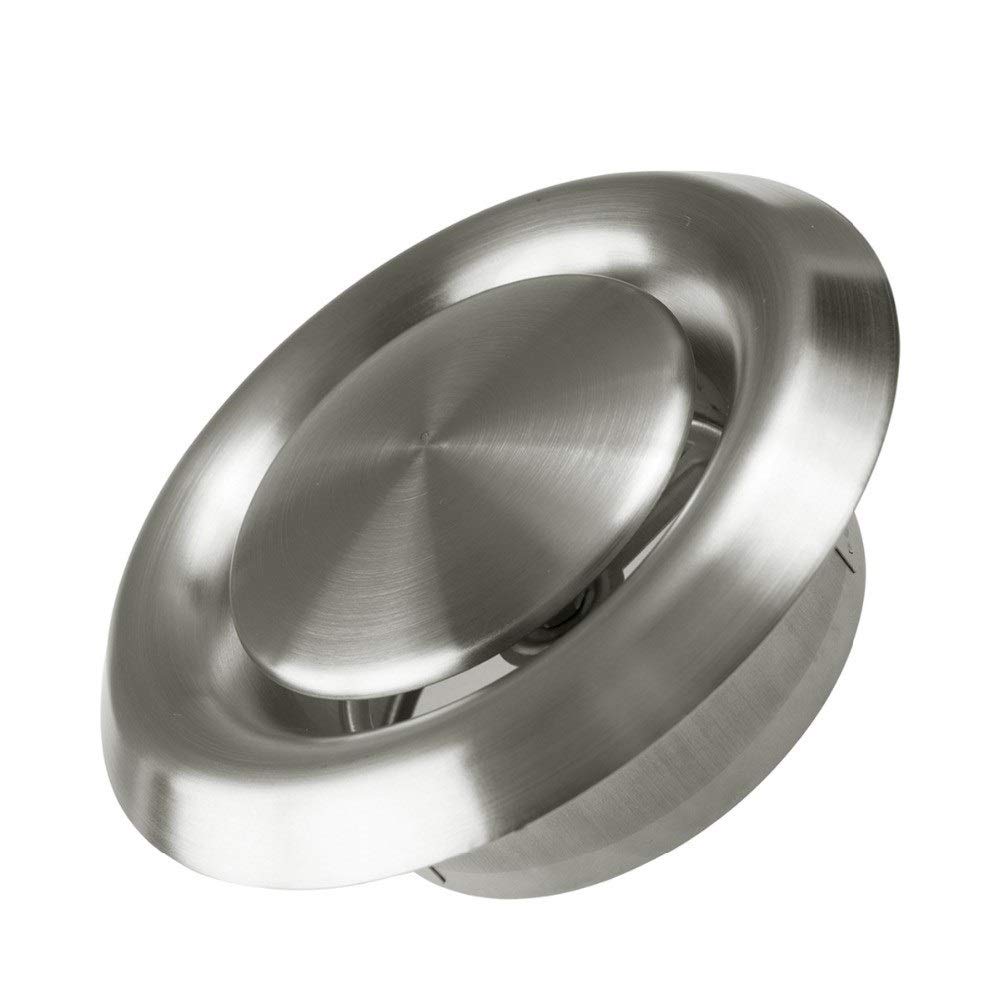 Hon&Guan 4" - 6'' Stainless Steel Adjustable Ventilation Cover Wall Air Inlet (100mm / 150mm) (Color : 6inch 150mm)