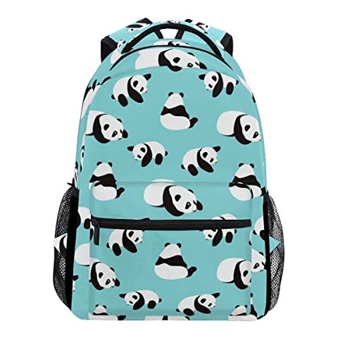 Panda Backpack Panda School Bag Kids Girls Cute Printed School Book Shoulder Bag Daypack Lightweight Book Bags Schoolbag Cover