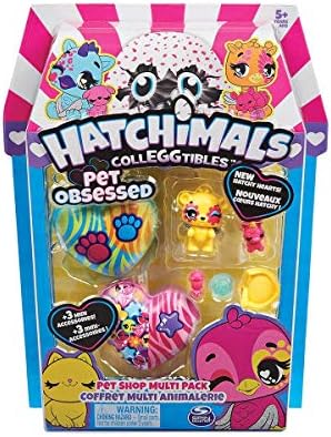 HATCHIMALS COLLEGGTIBLES - Pet Obsessed - Pet Shop Multi Pack New Hatchy Hearts! STYLES VARY