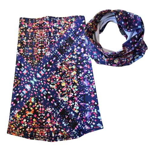 Image of BANDI UPF 50+ Sun Protective Wrap - Reversible Neck Gaiter, Lightweight Scarf with UV Protection for Travel, Made in USA