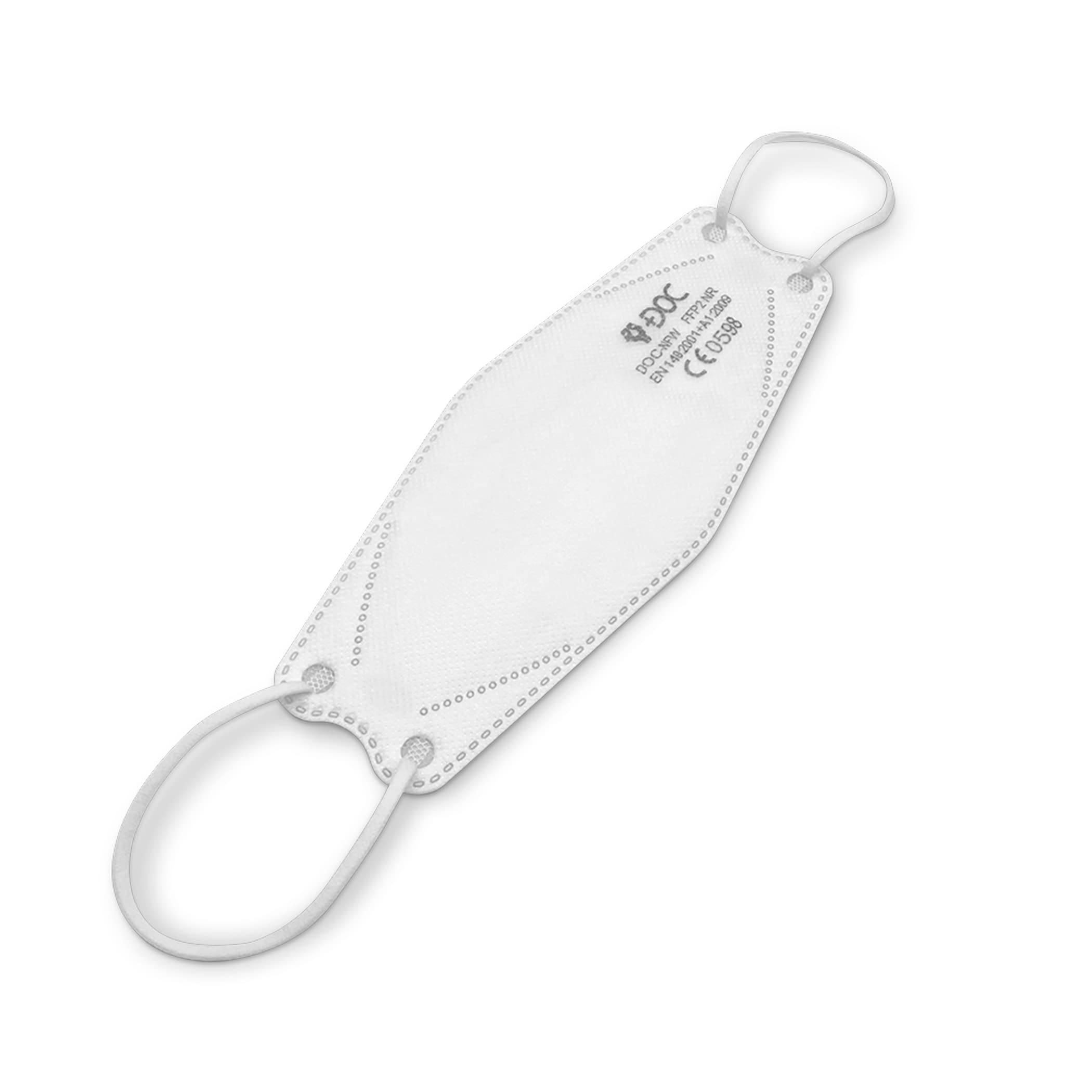 DOC-NFW Half Filtering Mask Individually Packed 25pcs, 25X NFW-FFP2 MASKEN, Weiß, 25X NFW-FFP2 MASKEN