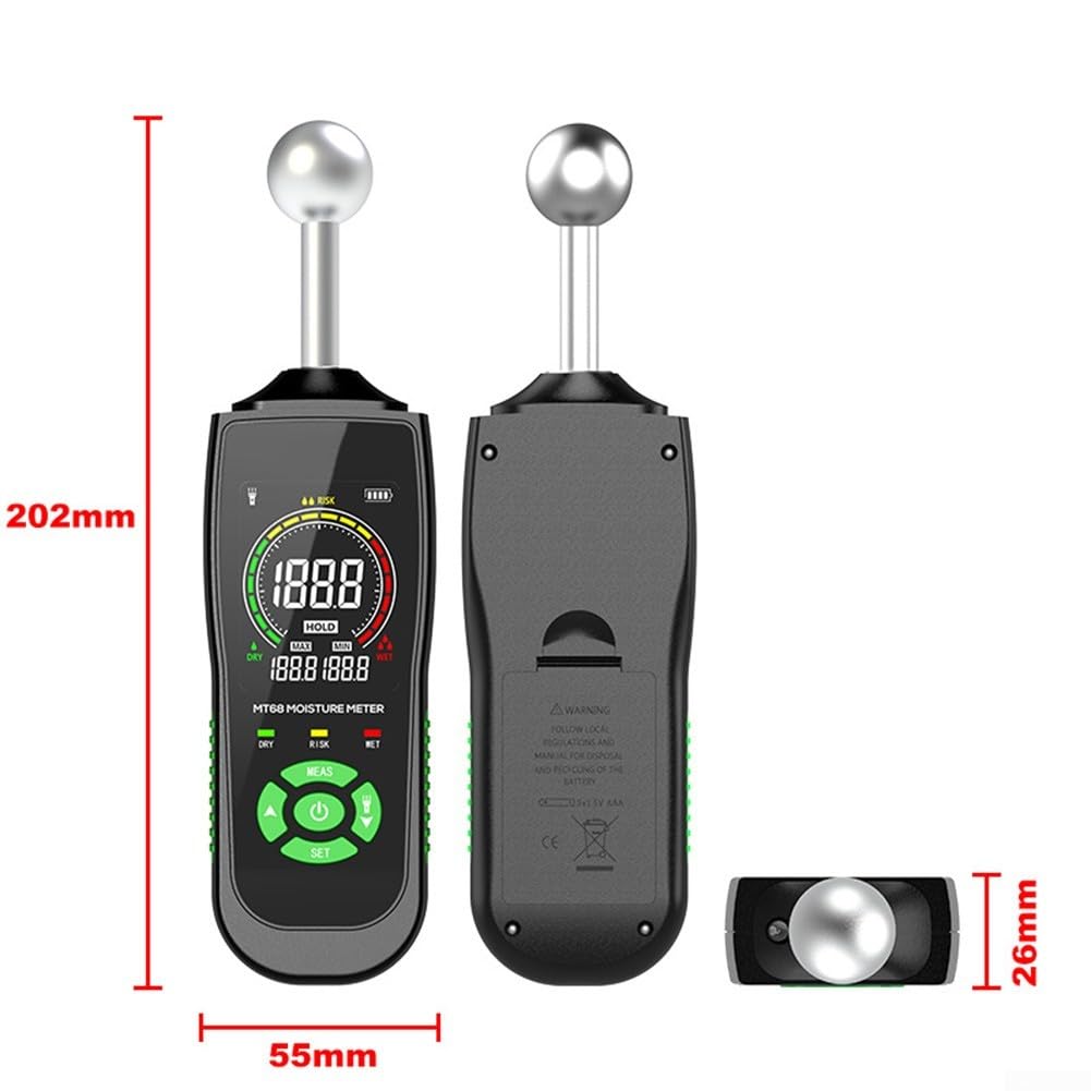 Sensor de humedad, sonda esférica de detección de agua para medición de humedad del suelo y control de riego