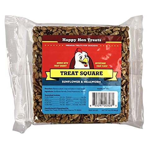 Happy Hen Treats Treat For Pets, Mealworm And Sunflower, 6.5-Ounce Cover