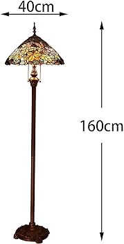 BIEYE照明　フロアライト　フロアスタンドライト　ステンドグラス Amazon | フロアライト フロアランプ ステンドグラス ランプ スタンド