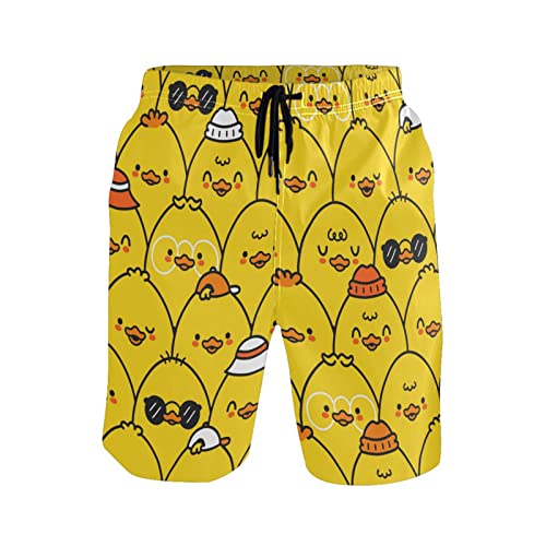 Dussdil Men's Swim Trunks Board Shorts Mens Swim Trunk Quick Dry Swimwear Beach Pants with Mesh Lining