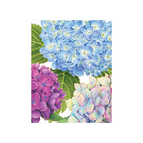 Caspari Hydrangea Garden Gift Enclosure Cards, 20 with Envelopes