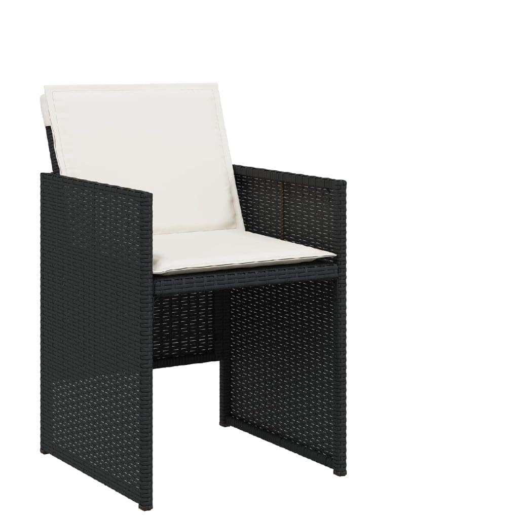 Chaise de jardin en rotin synthétique stable et pliable pour éviter l'encombrement de terrasse