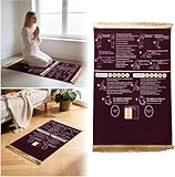 Conception Bilingue Interactive: Conçu pour une immersion totale ce tapis associe l'arabe et le français pour faciliter la compréhension de chaque prière. Les 36 touches sensitives permettent d'apprendre les 5 prières quotidiennes les douas et le wudu de manière ludique et éducative.