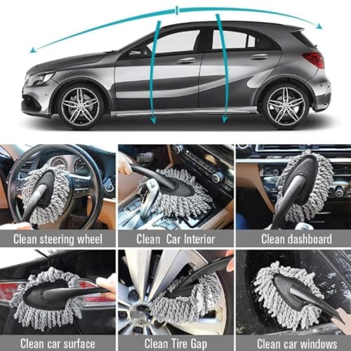 Brosses de lavage extérieur auto pour kit de nettoyage voiture - 6