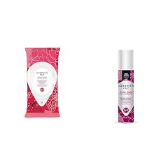 Summers Eve Blissful Escape Wipes 32 Count and Amber Nights Spray Feminine Care Bundle