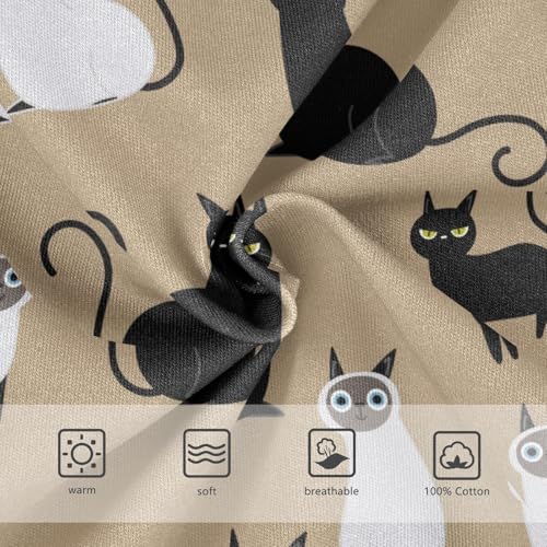 Boys' Underwear Cotton Little Boys Siamese Cat Briefs Soft Toddler Underwear 2T-8Y3