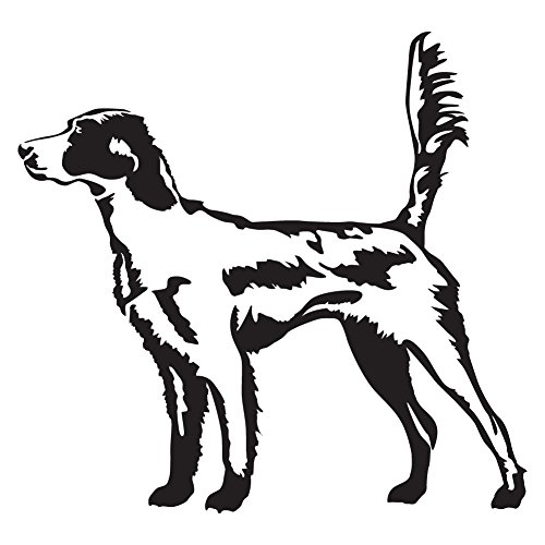 Express Yourself Products English Setter in The Field (Black - Reverse Image - Small) Decal Sticker - Hunting Dog Collection Express Yourself Products English Setter in The Field (Black - Reverse Image - Small) Decal Sticker - Hunting Dog Collection