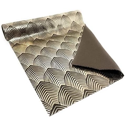 Marzoon Velvet Table Runner with Gold Foil Cover