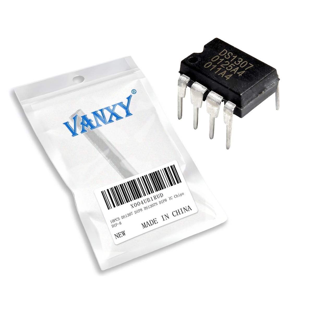 10PCS DS1307 DIP8 DS1307N DIP8 IC Chips DIP-8